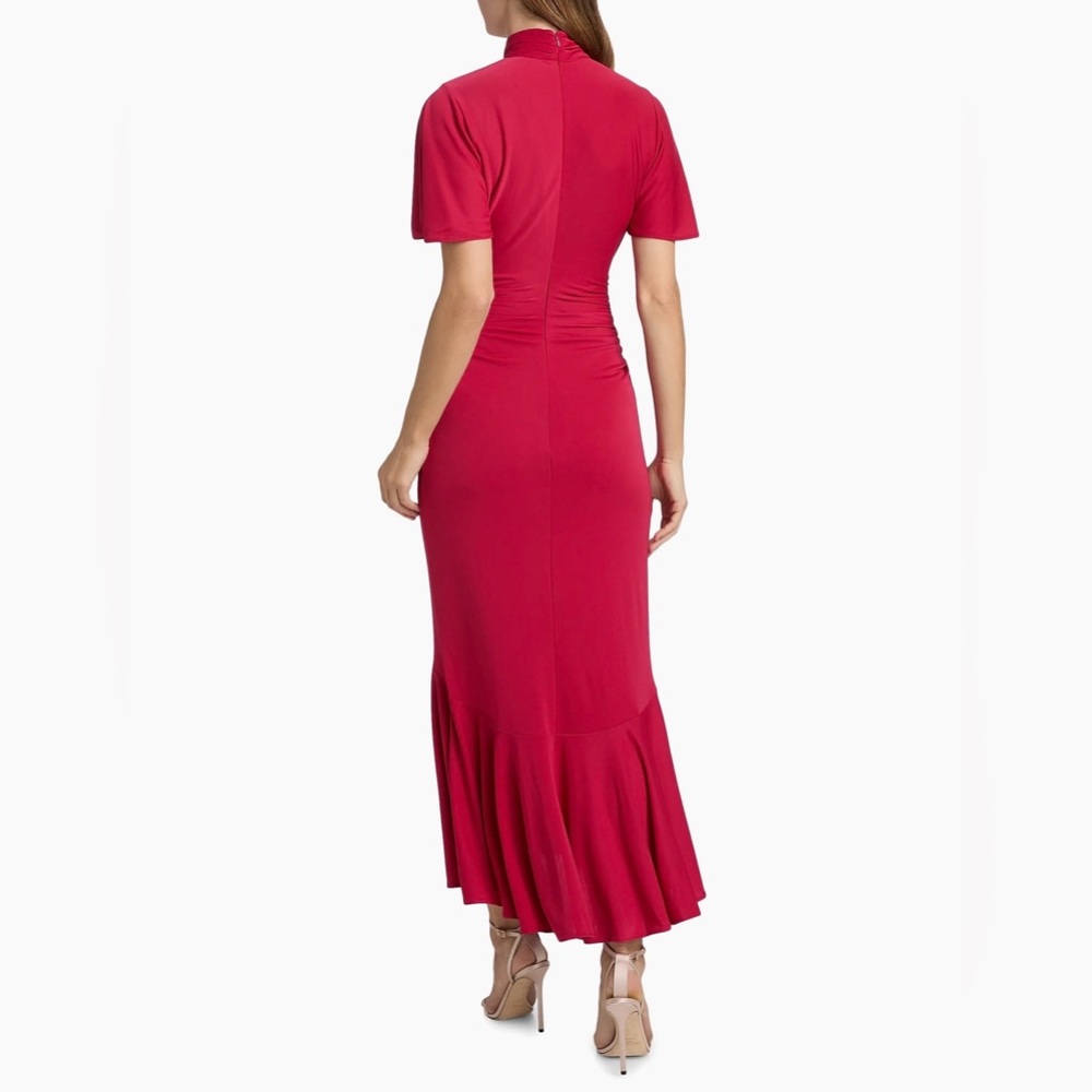 Cinq à Sept Fuchsia Midi Dress - Picture 6 of 13